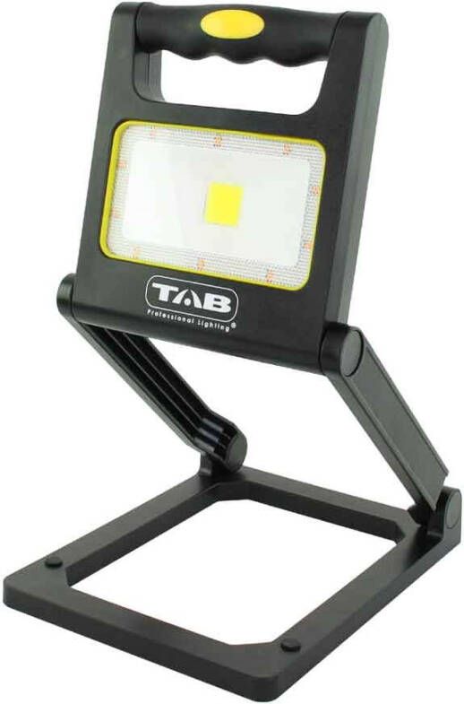 Mtools TAB Professional Lighting TAB88850 LED servicelamp accu knipperfunctie amber IP54 3 lichtstanden magneten lichtgewicht ABS batterij-indicator USB kabel en adapter opvouwbaar |