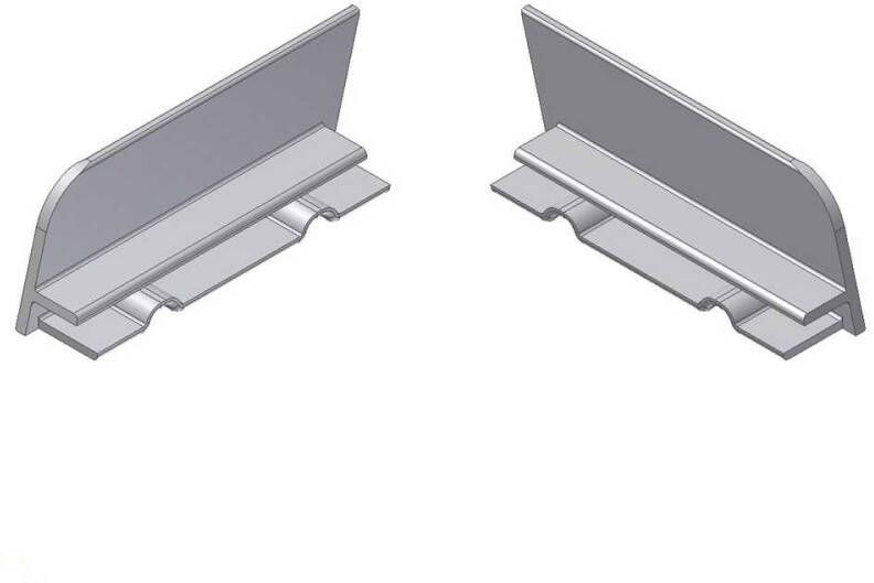 Aluart Kopschot (1xls 1xrs) tbv waterslagprofiel 60mm