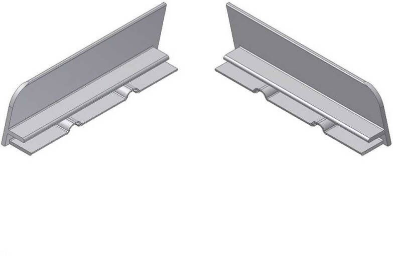 Aluart Kopschot (1xls 1xrs) tbv waterslagprofiel 80mm