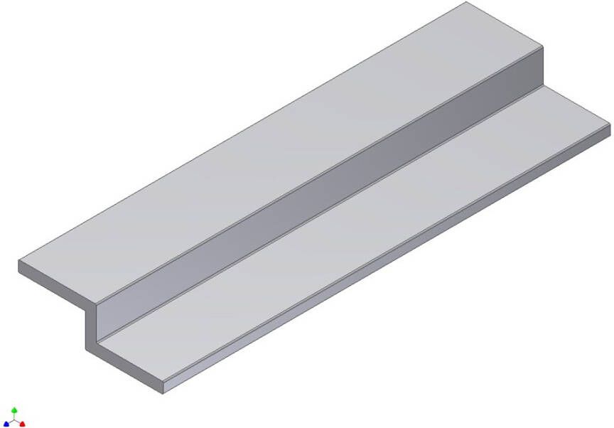 Aluart Z-profiel alu brute 14x8x14x2mm (5mtr)