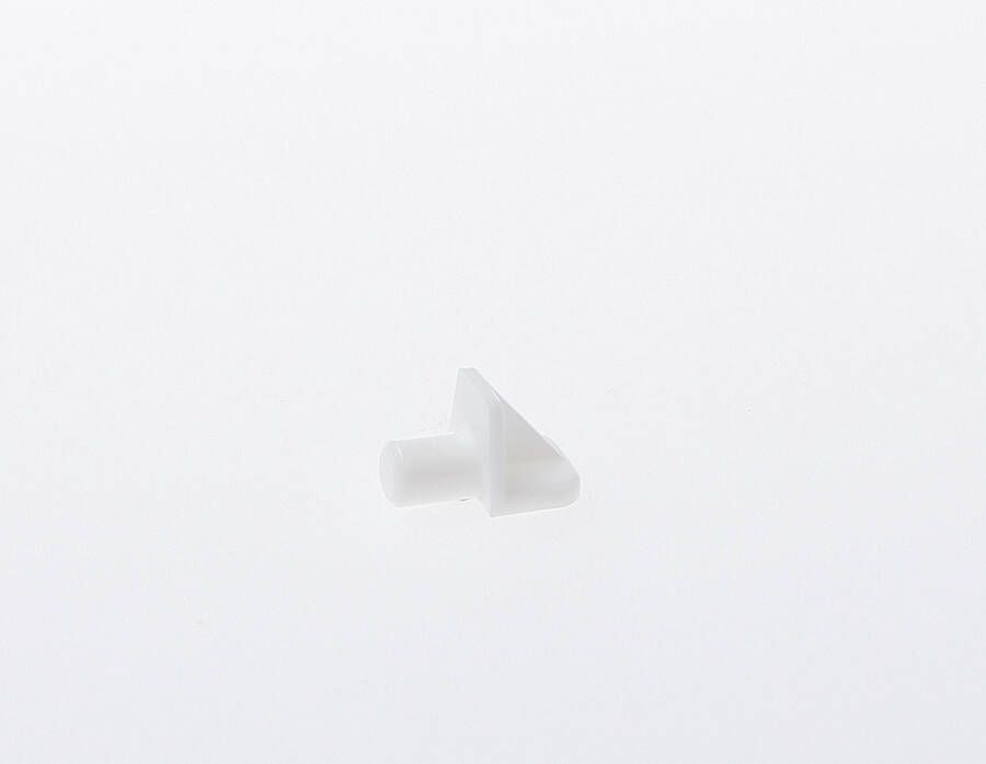 Ankor Kastplankdrager plast.wit stift 5mm