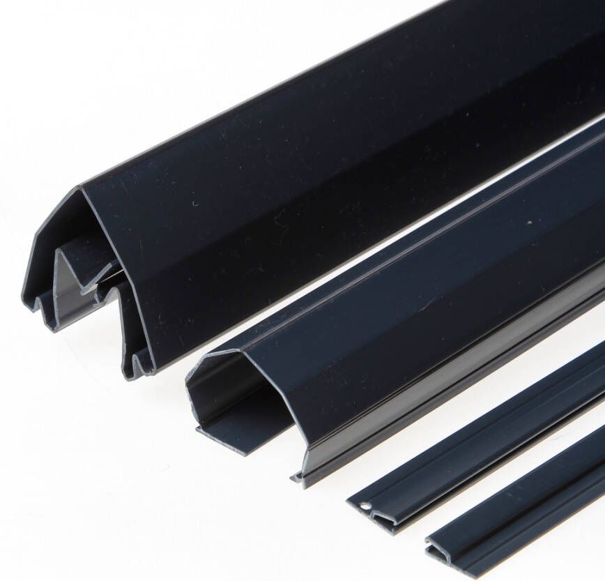 Arte Viva Finger Alert 180° antraciet 229cm