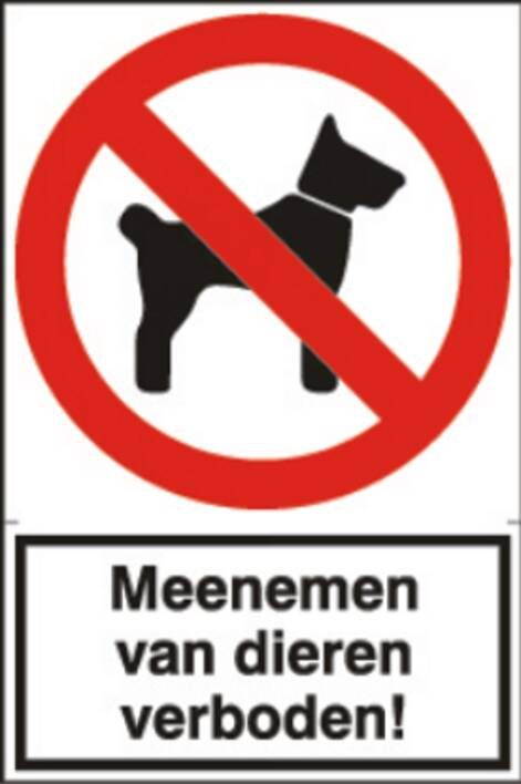 Artelli Meenemen van dieren verboden