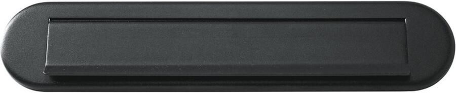 Artitec Wallebroek Briefplaat ORION ovaal zwart