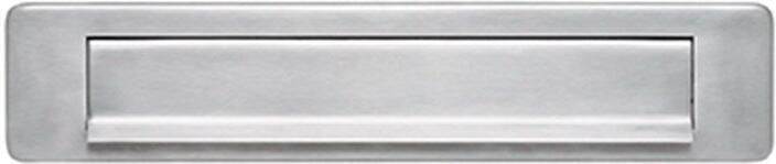 Artitec Wallebroek Briefplaat QUADRA rechthoek rvs mat - Foto 2