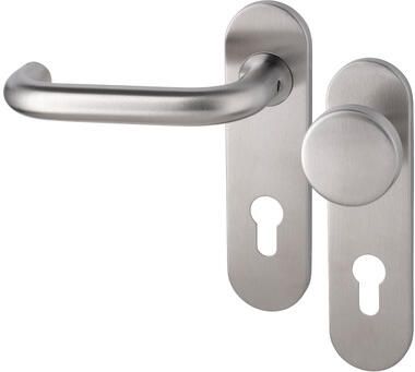 Artitec Wallebroek Cecil PF KL4 KS kruk L vaste knop PC72mm rvs mat