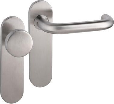 Artitec Wallebroek Chase PL kruk DIN R vaste knop blind RVS mat KS