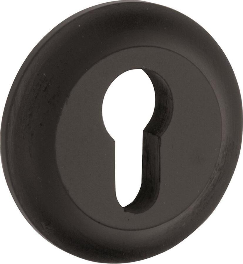 Artitec Wallebroek Cilinderrozet 60mm ebbenhout