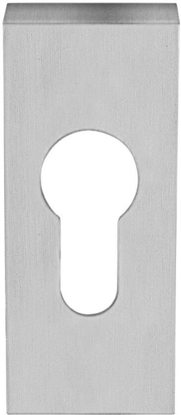 Artitec Wallebroek Cilinderrozet stuk rvs mat rechthoekig rozet