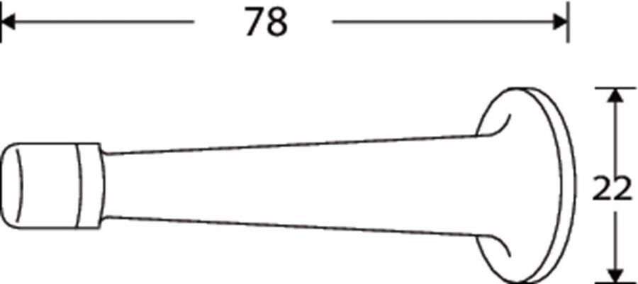 Artitec Wallebroek Deurbuffer 78mm MGN