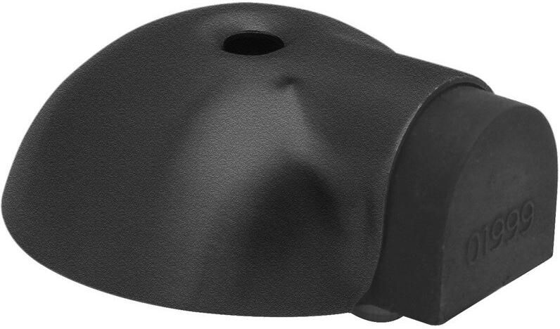 Artitec Wallebroek Deurbuffer vloermontage ø63x24mm zwart