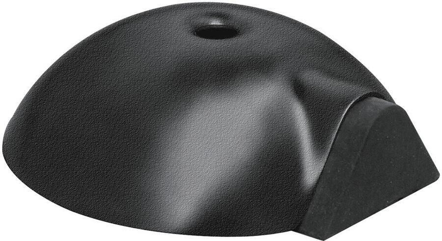 Artitec Wallebroek Deurbuffer vloermontage ø84x28mm zwart