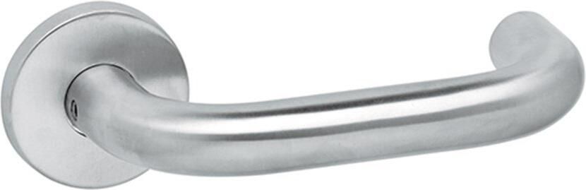 Artitec Wallebroek Donna InterAcc paar op rnd rozet m WC 8mm RVS mat