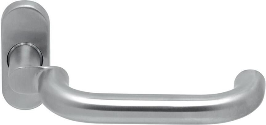 Artitec Wallebroek Gatdeel CHASE II gekropt rvs mat 8mm ovaal rozet - Foto 2