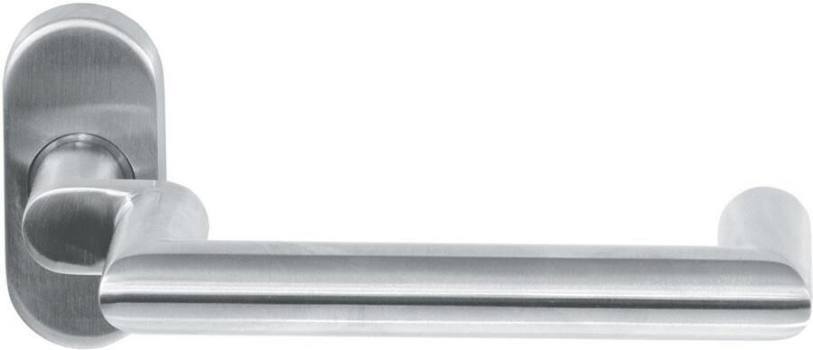 Artitec Wallebroek Gatdeel TESSA DETOUR rvs mat 9mm geveerd ovaal rozet - Foto 2