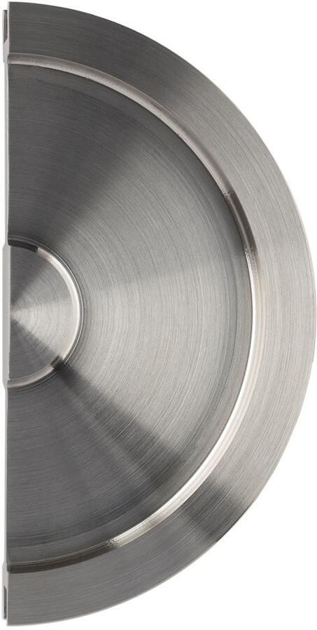 Artitec Wallebroek Glasdeurkom 1 2 maan gesloten 106mmx52mm rvs