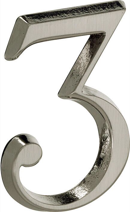 Artitec Wallebroek Huisnummer Roman 50mm-3 MMNTI