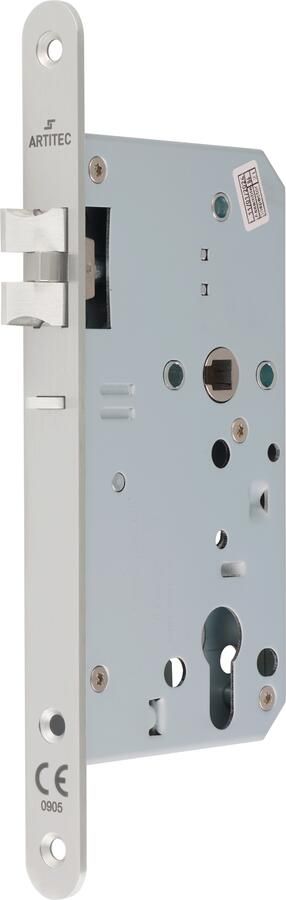 Artitec Wallebroek Insteekslot DM60mm VP20mm rvs Centraal KL3 DIN-R PC72mm fluister