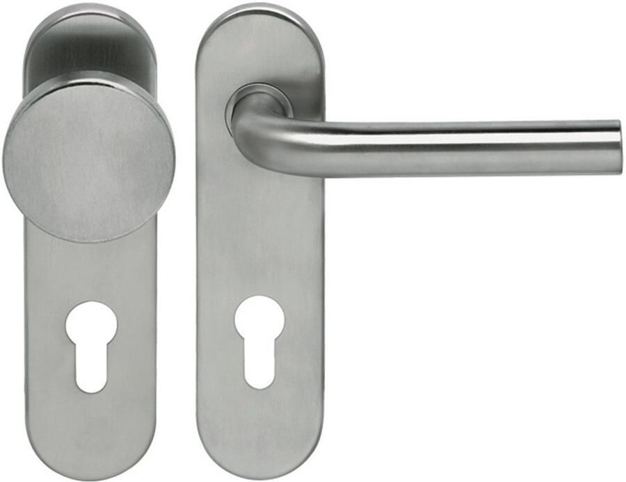 Artitec Wallebroek Knop krukgarn BODA DIN-R PL KL4 rvs mat PC72 KS