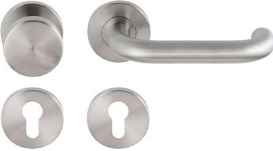 Artitec Wallebroek Knop krukgarn CECIL DIN-L R PF KL4 rvs mat PC