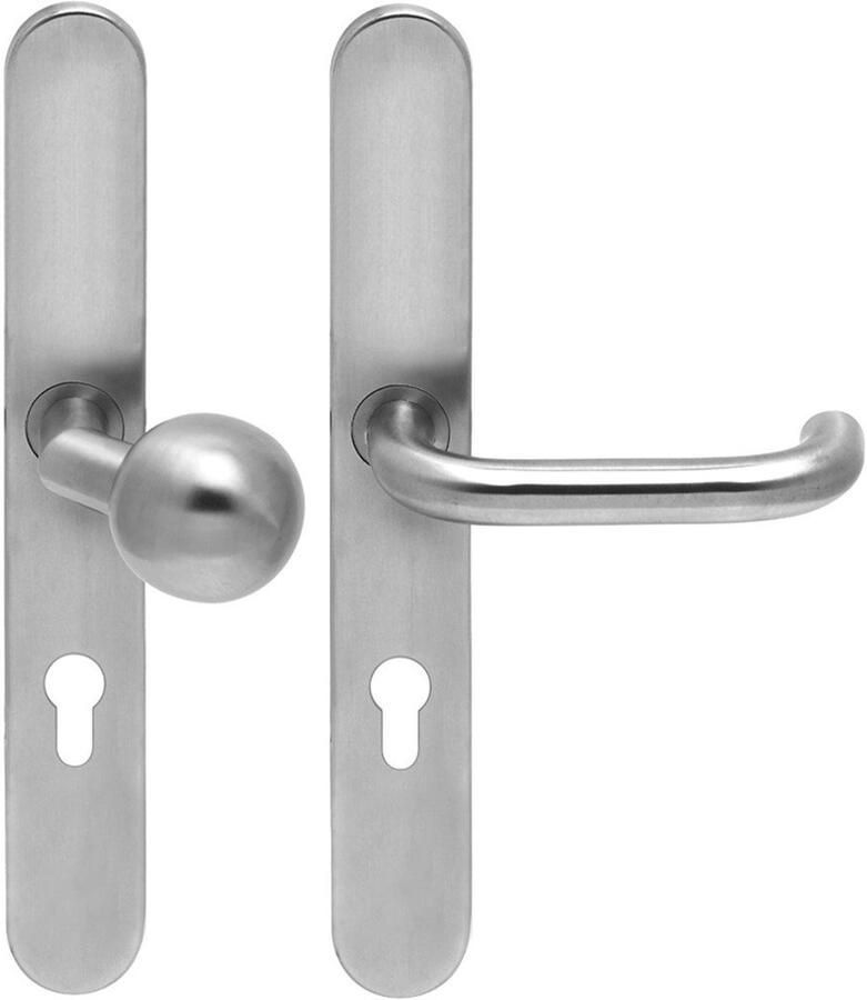 Artitec Wallebroek Knop krukgarn CHASE DIN-R PL KL4 rvs mat blind LS-XL