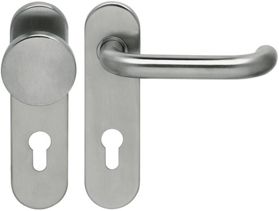 Artitec Wallebroek Knop krukgarn CHASE DIN-L PL KL4 rvs mat PC72 KS