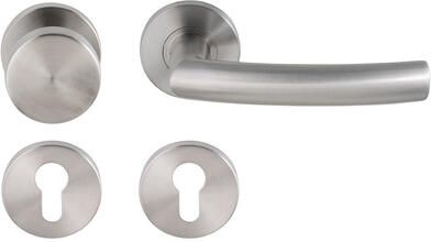 Artitec Wallebroek Knop krukgarn NOA DIN-L R PF KL4 rvs mat PC