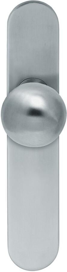 Artitec Wallebroek Knop krukschild afger. LS rvs mat blind-bev