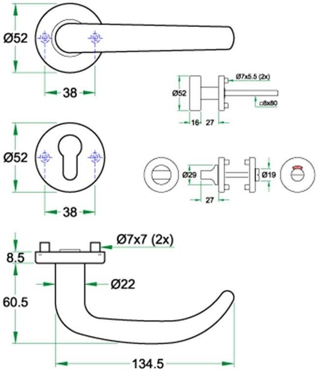 Artitec Wallebroek Krukgarn FAME PL rvs mat