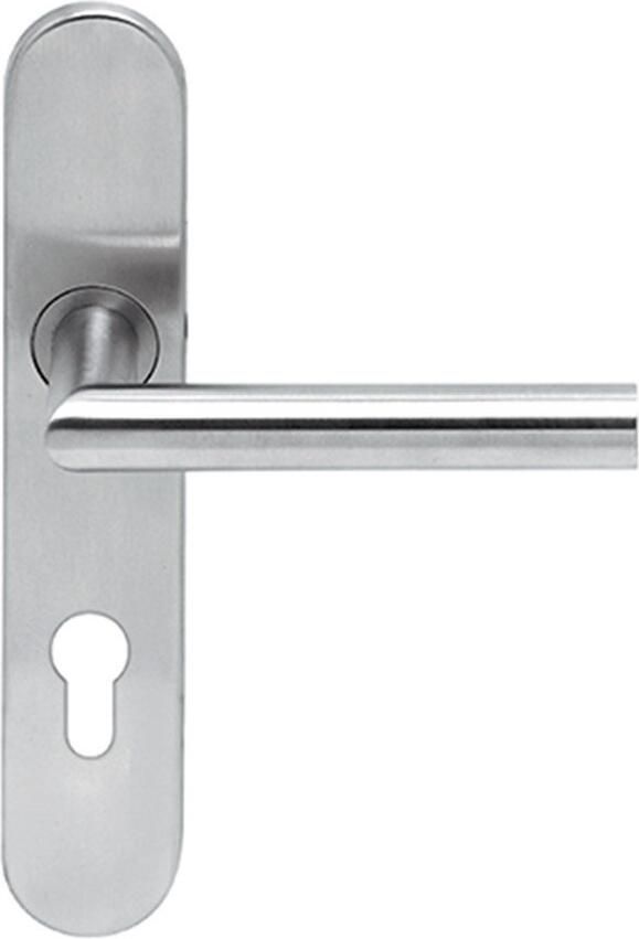 Artitec Wallebroek Knop krukgarn TESSA DIN-L PL KL4 rvs mat blind LS