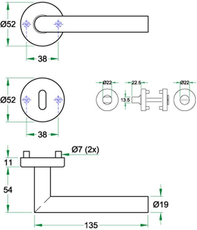 Artitec Wallebroek Krukgarn TIPO rvs mat