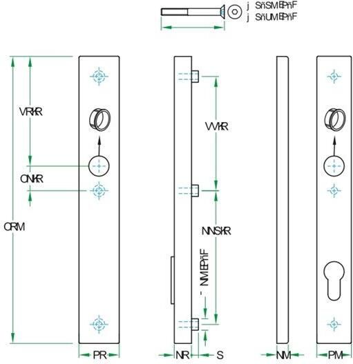 Artitec Wallebroek Kruk kruk paar PRIO rechth. SKG*** rvs mat blind PC92 LS