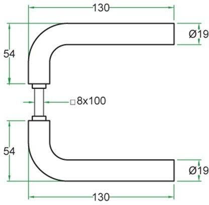 Artitec Wallebroek Krukpaar LIDO rvs mat