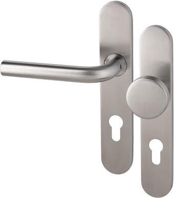 Artitec Wallebroek Leona PF KL4 LS kruk L vaste knop PC72mm rvs mat