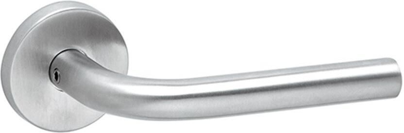 Artitec Wallebroek Lima IntAcc paar op rnd rozet m sl. roz. RVS mat