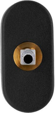 Artitec Wallebroek Ovaalrozet t.b.v. raamkruk stift 8>7 35mm zwart