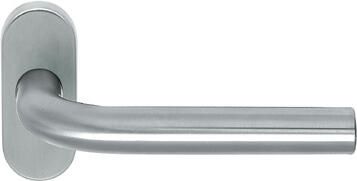 Artitec Wallebroek Paar LIDO rvs mat ovaal rozet