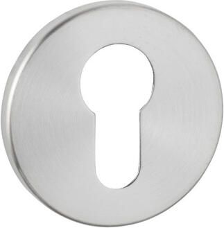 Artitec Wallebroek Paar ronde PC rozetten ZN Ø52x5mm rvs mat