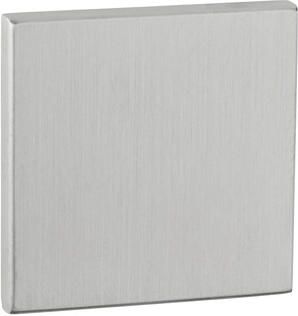 Artitec Wallebroek Paar vierkante blindrozetten 52x52x5mm rvs mat