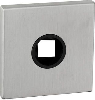 Artitec Wallebroek Paar vierkante krukrozetten ZN 52x52x5mm rvs mat