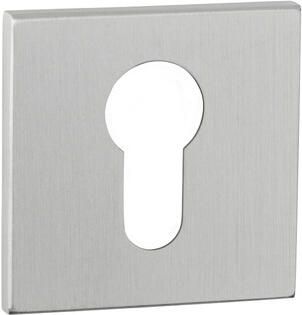 Artitec Wallebroek Paar vierkante PC rozetten ZN 52x52x5mm rvs mat