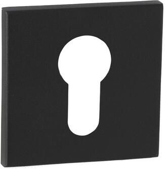 Artitec Wallebroek Paar vierkante PC rozetten ZN 52x52x5mm zwart