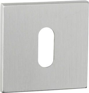 Artitec Wallebroek Paar vierkante sleutelrozetten 52x52x5mm rvs mat