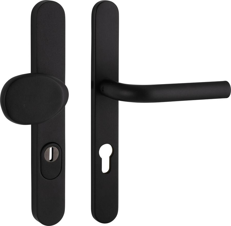 Artitec Wallebroek PRIO knop kruk PC72mm met L-kruk zw
