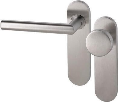 Artitec Wallebroek Tavira PF KL4 KS kruk L vaste knop blind rvs mat