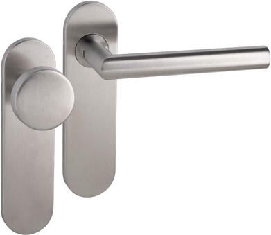 Artitec Wallebroek Tavira PF KL4 KS kruk R vaste knop blind rvs mat