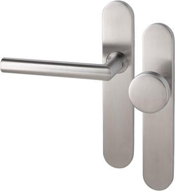 Artitec Wallebroek Tavira PF KL4 LS kruk L vaste knop blind rvs mat