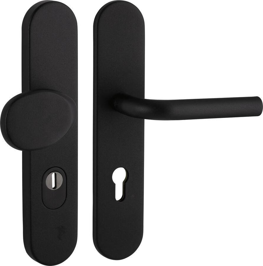 Artitec Wallebroek TOP knop kruk PC92mm met L-kruk zwa