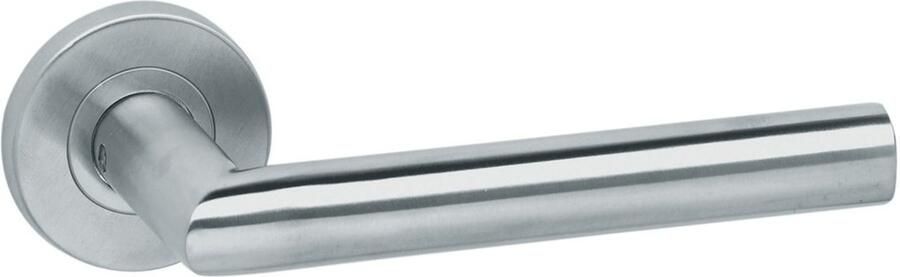 Artitec Wallebroek Trio IntAcc paar op rnd rozet m sl. roz. RVS mat