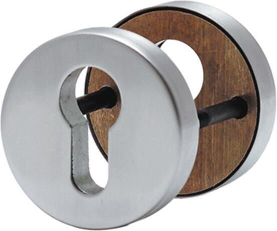 Artitec Wallebroek Veiligheidsrozet paar DIN ES1 SKG*** rvs mat PC - Foto 2